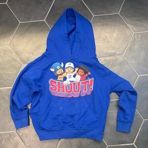 Kids Blue Buffalo Bills Shout Hoodie